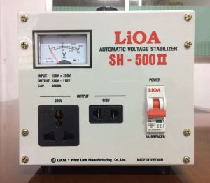 ổn áp 1 pha Lioa 0.5kVA SH - II